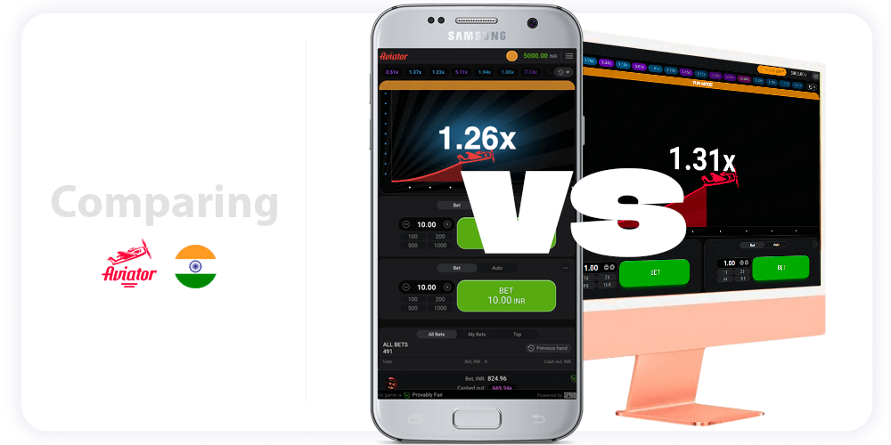 Mobile App and Mobile Website Comparing Table